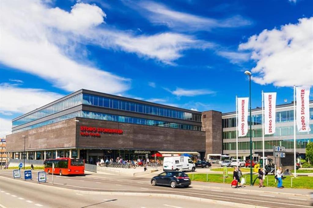Nydalen/Storo- Ved T-Banestasjon Lägenhet Oslo Exteriör bild